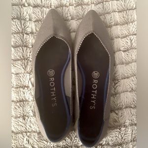Grey Flats Pointed Toe Rothy’s: The Point